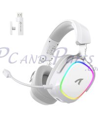 Alternative view of Attack Shark G800 Ultralight Wireless Tri-Mode RGB Gaming Headset White (TAX included )