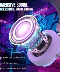 Attack Shark L30 PRO Wireless Tri-Mode Gaming Headset White (TAX included ) - Image 3