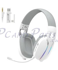 Alternative view of Attack Shark L90 Foldable RGB Ultra-Light Tri-Mode Gaming Headset White (TAX included )