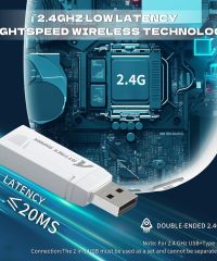 Attack Shark L90 Foldable RGB Ultra-Light Tri-Mode Gaming Headset White (TAX included ) - Image 3