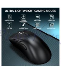 Alternative view of Attack Shark R1 Wireless Gaming Mouse,55G, Tri-Mode, 18K DPI Black (TAX included )