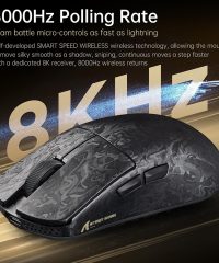 Attack Shark R11 ULTRA Forged Black 49g Carbon Fiber Shell Wireless 8K Gaming Mouse (TAX included ) - Image 4