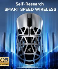 Attack Shark R2 Lightweight Tri-mode Magnesium Alloy 8K Grey Gaming Mouse (TAX included ) - Image 4
