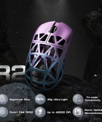 Attack Shark R2 Lightweight Tri-mode Magnesium Alloy 8K Purple & Blue Gaming Mouse (TAX included ) - Image 4