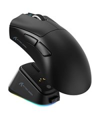 Attack Shark V3 PRO Ultra-Light Tri-Mode Gaming Mouse Black with Charging Dock (TAX included )