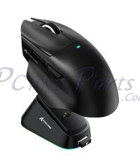 Alternative view of Attack Shark V6 Ultra-Light Tri-Mode Gaming Wireless Mouse Black (TAX included )