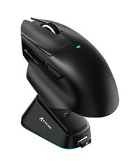 Attack Shark V6 Ultra-Light Tri-Mode Gaming Wireless Mouse Black (TAX included )