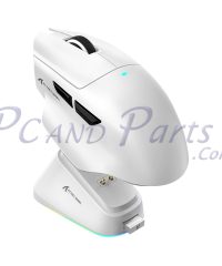 Alternative view of Attack Shark V6 Ultra-Light Tri-Mode Gaming Wireless Mouse White (TAX included )