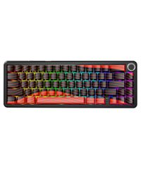 Attack Shark X65 PRO HE Wireless Rapid Trigger Keyboard Magnetic Switch Black & Red contour lines  (TAX included )