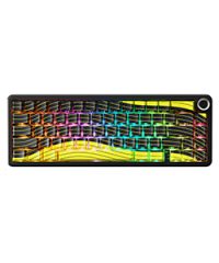 Attack Shark X65 PRO HE Wireless Rapid Trigger Keyboard Magnetic Switch Black & Yellow contour lines  (TAX included )