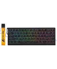 Alternative view of Attack Shark X68 Pro HE Tri-Mode RGB Mechanical Magnetic Keyboard Black (TAX included )