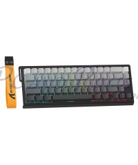 Alternative view of Attack Shark X68 Pro HE Tri-Mode RGB Mechanical Magnetic Keyboard Gradient Black (TAX included )