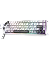 Alternative view of Attack Shark X68MAX HE Wired Magnetic switch mechanical keyboard Star White (TAX included )