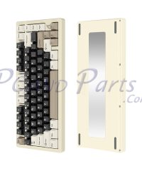 Alternative view of Attack Shark X75 Full Aluminum 75% Wireless Gasket Mechanical Keyboard Grey (TAX included )