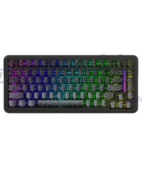 Alternative view of Attack Shark X82PRO HE Three-mode Magnetic Axis Gaming Keyboard Black Wireless (TAX included )