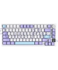 Alternative view of Attack Shark X820Ultra Tri-mode Gasket Mechanical Keyboard Starlight white & GiftAxis (TAX included )