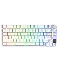 Attack Shark X820Ultra Tri-mode Gasket Mechanical Keyboard White Contour Line & SharkAxis (TAX included )