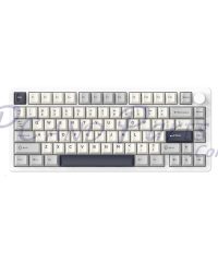 Alternative view of Attack Shark X86 Full Aluminum 80% Wireless Gasket Mechanical Keyboard Starry White (TAX included )