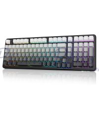 Alternative view of Attack Shark X98 Full-size Tri-mode Gasket-mounted Wireless Mechanical Keyboard Gradient Black (TAX included )