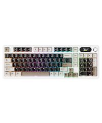 Attack Shark X98PRO Tri-Mode Mechanical Keyboard with Knob & TFT Screen Cheese white (TAX included )