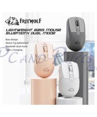 Alternative view of FreeWolf A3 Dual Mode Wireless Bluetooth Business Gray Mouse (TAX included )