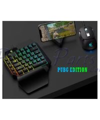 Alternative view of Free Wolf K15 One-Handed Mechanical Feel Game USB Keyboard (TAX included )