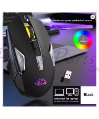Alternative view of Free Wolf X18 6-Button Rechargeable Illuminated Wireless Mouse (TAX included )
