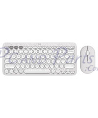 Alternative view of Logitech Pebble 2 Combo Wireless Keyboard and Mouse Tonal White (TAX included)