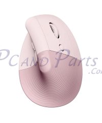logitech wireless mouse lift vertical ergonomic dark dark rose 1