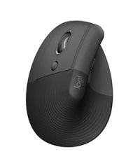logitech wireless mouse lift vertical ergonomic graphite