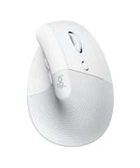 logitech wireless mouse lift vertical ergonomic off white
