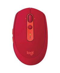 logitech wireless multi device silent mouse m590 ruby