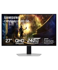 Samsung 27DG610 27" Odyssey G6 2K QHD 240Hz 0.03ms QD-OLED Gaming Monitor Silver (TAX included)