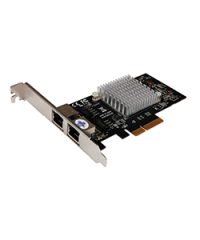 stlab n 390 pciexpress intel dual ports gigabit lan card up to 1000 mbs