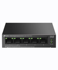 TPLink LS105GP 5-Port Gigabit Desktop Switch with 4-Port PoE+