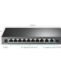 TPLink TL-SG1210MPE 10-Port Gigabit Easy Smart Switch with 8-Port PoE+ - Image 3