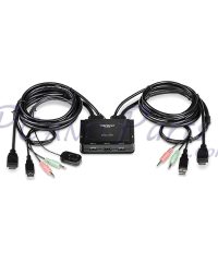 switch trendnet 2 port kvm 4k tk 216i 1