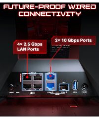 TPLink Archer GE800 BE19000 Tri-Band Wi-Fi 7 Gaming Router - Image 4