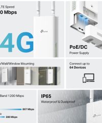 TPLink Archer MR402-Outdoor 4G AC1200 Dual Band Wi-Fi Outdoor Router - Image 3