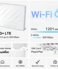 TPLink Archer MX700 4G+ AX1500 Dual Band Wi-Fi LTE Router - Image 4