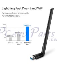 Alternative view of TPLink Archer T3U Plus AC1300 High Gain Wireless Dual Band USB Adapter