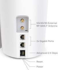 TPLink Deco X50-5G 5G AX3000 Whole Home Mesh WiFi 6 Gateway - Image 3