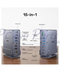 Alternative view of Unitek D1135AGY01 15-in-1 USB-C Universal DisplayLink Triple 4K Docking Station
