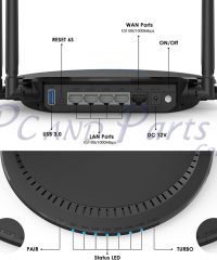 wavlink wl wn531ax2 lux dx4 wifi 6 ax1800 dual band smart touchlink router 2